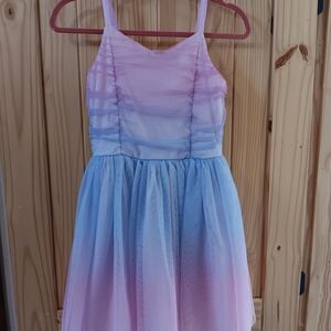 Cat & Jack Pink and Blue Kids Formal Dress